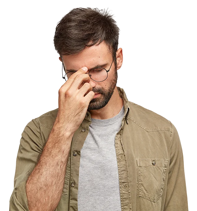 sad man